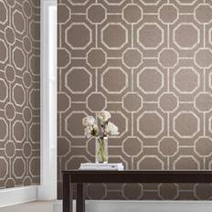 Wallpapers Graham & Brown Sashiko Wallpaper 105771 by Graham & Brown in Taupe Brown