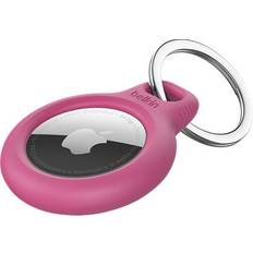 Belkin Secure Holder with Key Ring for AirTag Pink