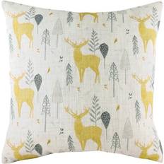 Linen Textiles Lichfield Hulder Cushion Cover Yellow