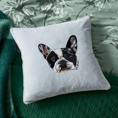 Ted Baker French Bulldog Cushion Grey (45x45cm)