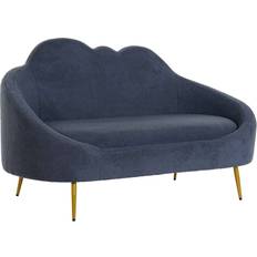 Or Canapés Dkd Home Decor Blue Golden Metal Clouds Scandi Sofa 2 Seater