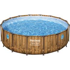 Bestway 16' x 48" Power Steel Swim Vista Pool Set