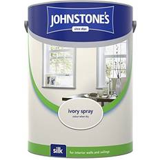 Johnstone's Ivory Spray, Johnstones Silk Emulsion White 5L