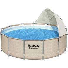 Above ground pools Bestway Power Steel Above Ground Pool Set with Canopy 3.96x1.07m