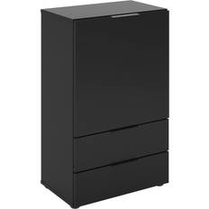 Meubles Muraux FMD Commode 2 Tiroirs DARK 5 Anthracite L49.7 cm Meuble Mural 70x70cm