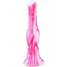 F*CK MY COLOR Monster Dildo Long White-Pink 30cm
