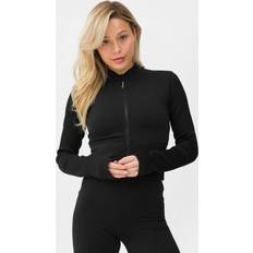 Calvin Klein Ropa de abrigo Calvin Klein Seamless Full Zip CK Sport Negro Mujer - Black