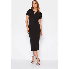 Long - Midi Dresses LTS Tall Keyhole Detail Dress Black