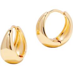 Jewelry Brook & York Aubrey "14k Gold" Vermeil Huggies Gold Vermeil Gold Vermeil