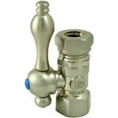 Plumbing Kingston Brass VINTAGE CC44158 CC44158 Quarter Turn Valves (1/2' FIP X 1/2' & 7/16' O.D. Slip