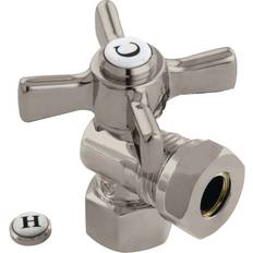 Plumbing Kingston Brass MILLENNIUM CC44108ZX CC44108ZX 1/2' FIP X 1/2' or 7/16' Slip Joint Angle Stop