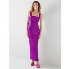 LK Bennett LK Bennett Womens Winter Dresses,Violet Purple