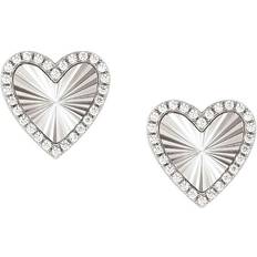 Nomination Rhodium Earrings Nomination TrueJoy Silver Heart Earrings