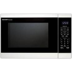 Black - Turntable Microwave Ovens Sharp 1.4 Black, White