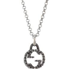 Gucci Charms & Pendants Gucci AURECO Interlocking Silver Pendant 45CM