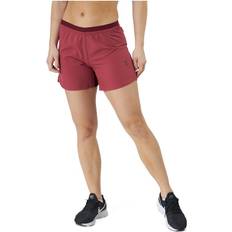 Salomon Cross 5'' Short W Earth Red/cabernet, Female, Tøj, Shorts, Løb, Rød