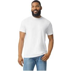 Gildan Man T-shirts Gildan Softstyle Plain CVC T-Shirt White