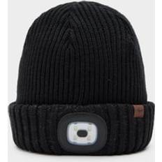 Sealskinz Waterproof Cold Weather LED Roll Cuff Beanie Hat Black S-M