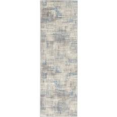 Nourison Tomberlin Tufted Ivory/Grey/Blue White