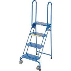 DIY Accessories Ballymore 4 Step Lock-N-Stock Folding Ladder Blue