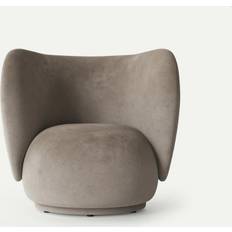 Ferm LIVING Stole ferm LIVING Rico Faded Velvet Beige Loungestol 76.5cm