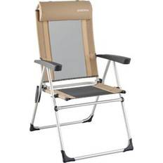 Quechua Camping & Outdoor Quechua Decathlon Comfort Reclinable Folding Steel Camping Chair Grey NS 4650022