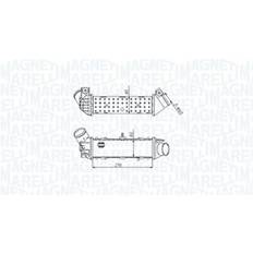 Magneti Marelli 351319204490 Intercooler Turbo Intercooler, Intercooler, charger