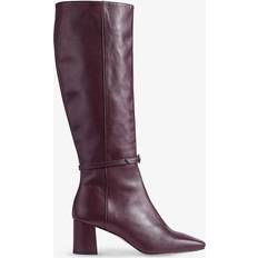 Red High Boots LK Bennett LK Bennett Womens Sylvia Knee Boots,Bordeaux Purple