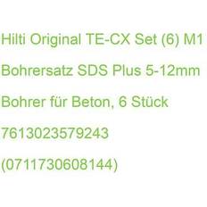 7613023579243 Original TE-CX Set 6 M1 Bohrersatz SDS 7613023579243