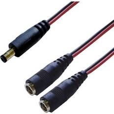 Elartikler BKL Electronic DC Fordeler 5.5 mm 2.5 mm 0.30 m