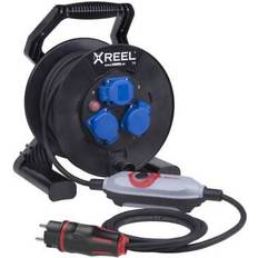 PCE 9250027 Safety cable reel Plastic Black, Blue, Grey, Red IP54