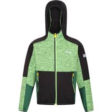 Lastenvaatteet Regatta 11-12 Years, Jasmine Green/Black Childrens/Kids Dissolver VII Full Zip Fleece Jacket