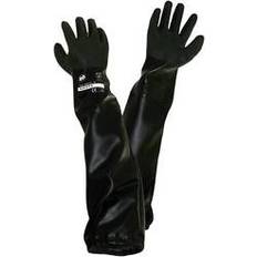 L Engångshandskar på rea Griffy 1485-H PVC Sandblasting glove gloves Mens sizes EN 388 CAT II Pair