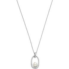 Skagen Halskæder Skagen Agnethe Pearl Halskæde - Silver