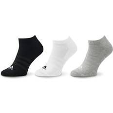 Multicoloured - Sportswear Garment Clothing adidas Cushioned Low-Cut Socks - Medium Grey Heather/White/Grey
