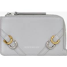 Givenchy Gray Voyou Zipped Card Holder - 050 Light Grey UNI