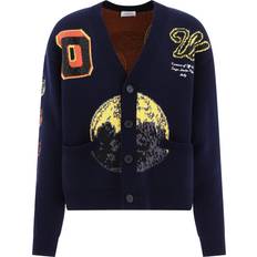 Hombre - Poliamida Cárdigans Off-White Cardigan Men - Navy