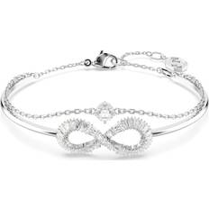 Swarovski Hyperbola Bangle - Silver/Transparent