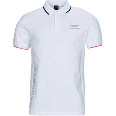 Hackett London Hackett Polo-t-shirts m. korte ærmer ASTON MARTIN BY HACKETT AMR SPEEDMASTER SS Hvid