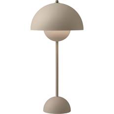 Flowerpot vp3 bordlampe &Tradition Flowerpot VP3 Mat Beige Bordlampe 49cm