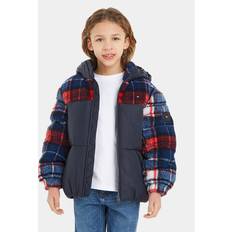 A quadri Abbigliamento esterno Tommy Hilfiger Giubbotto Piumino - Blu Scuro