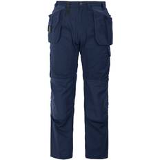 Projob Mens Reinforced Cargo Trousers 32T Navy