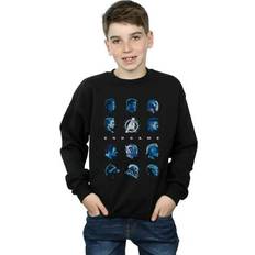 Marvel Girls Avengers Endgame Character Lineup Sweatshirt Black