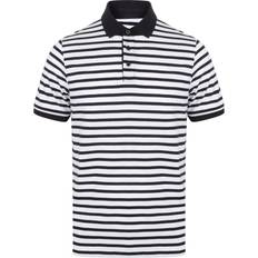 Clothing Striped Jersey Polo Shirt Off White