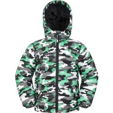 Camouflage Outerwear Mountain warehouse Childrens/Kids Seasons Camouflage Padded Jacket years