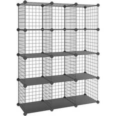 Songmics Furniture Songmics 12-Cube Wire Grid