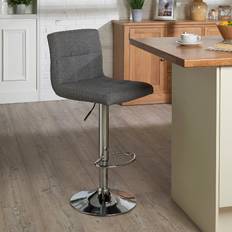 Linen Bar Stools of Alana Linen Bar Stool