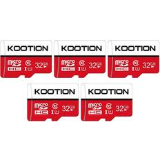 Kootion KOOTION 5 X 32GB Micro SD Card Class 10 Micro SDHC Card 32GB TF Card High-Speed Micro SD Cards 5 Pack Memory Card UHS-1, C10, U1