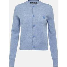 Acne Studios Blue Patch Cardigan DKA Steel Blue Melan