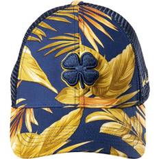 Rayon Headgear Black Clover Island Mesh Snapback Cap Navy/Gold Tropical